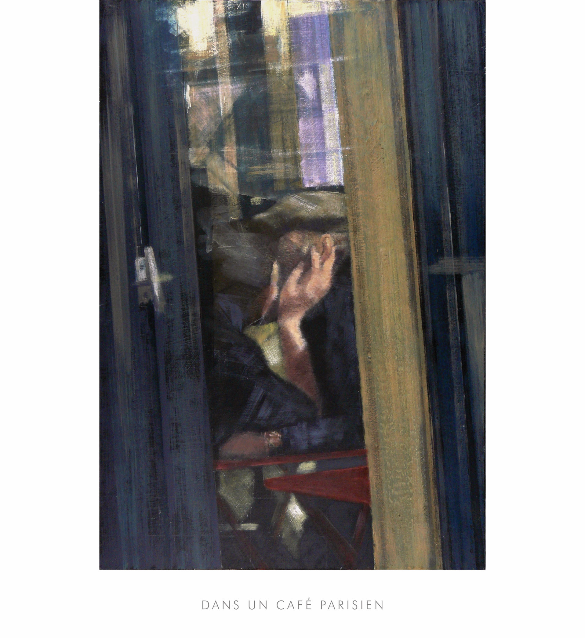dans un cafe parisien