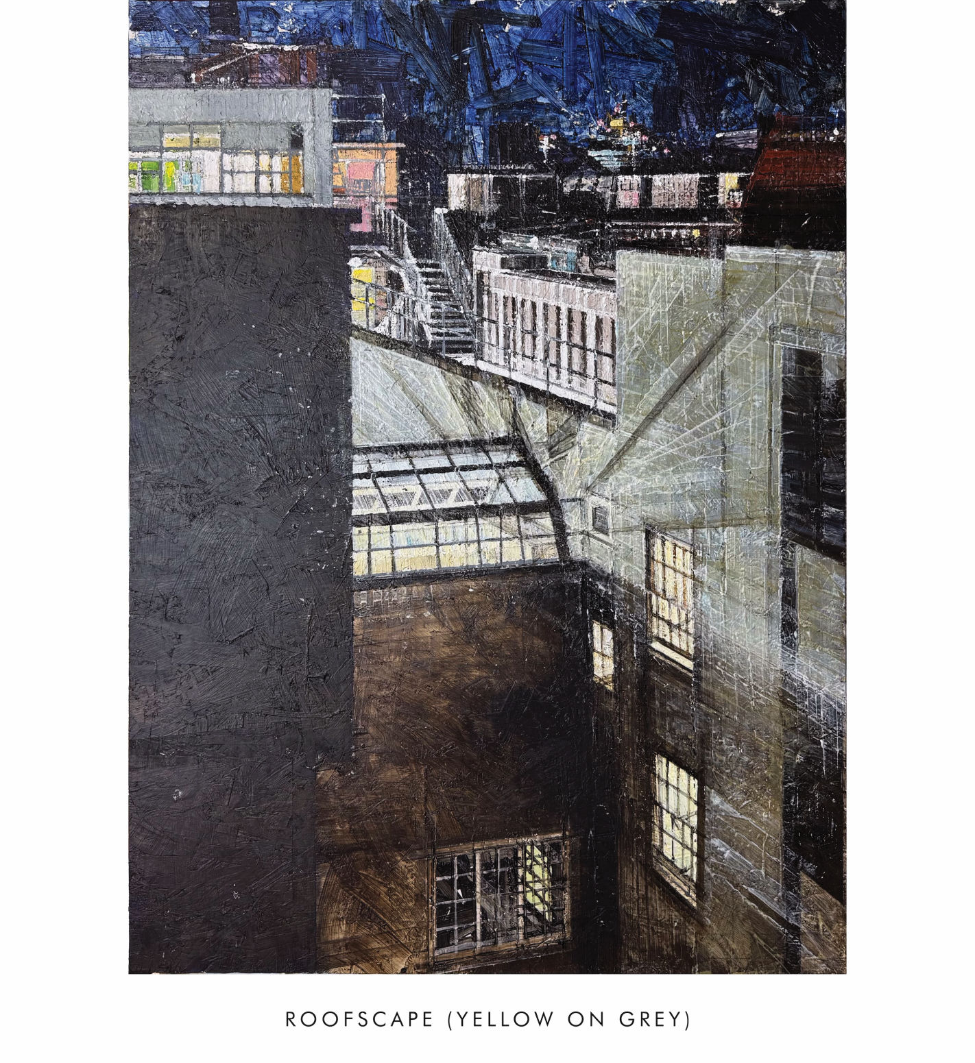 ROOFSCAPE (YELLOW ON GREY)