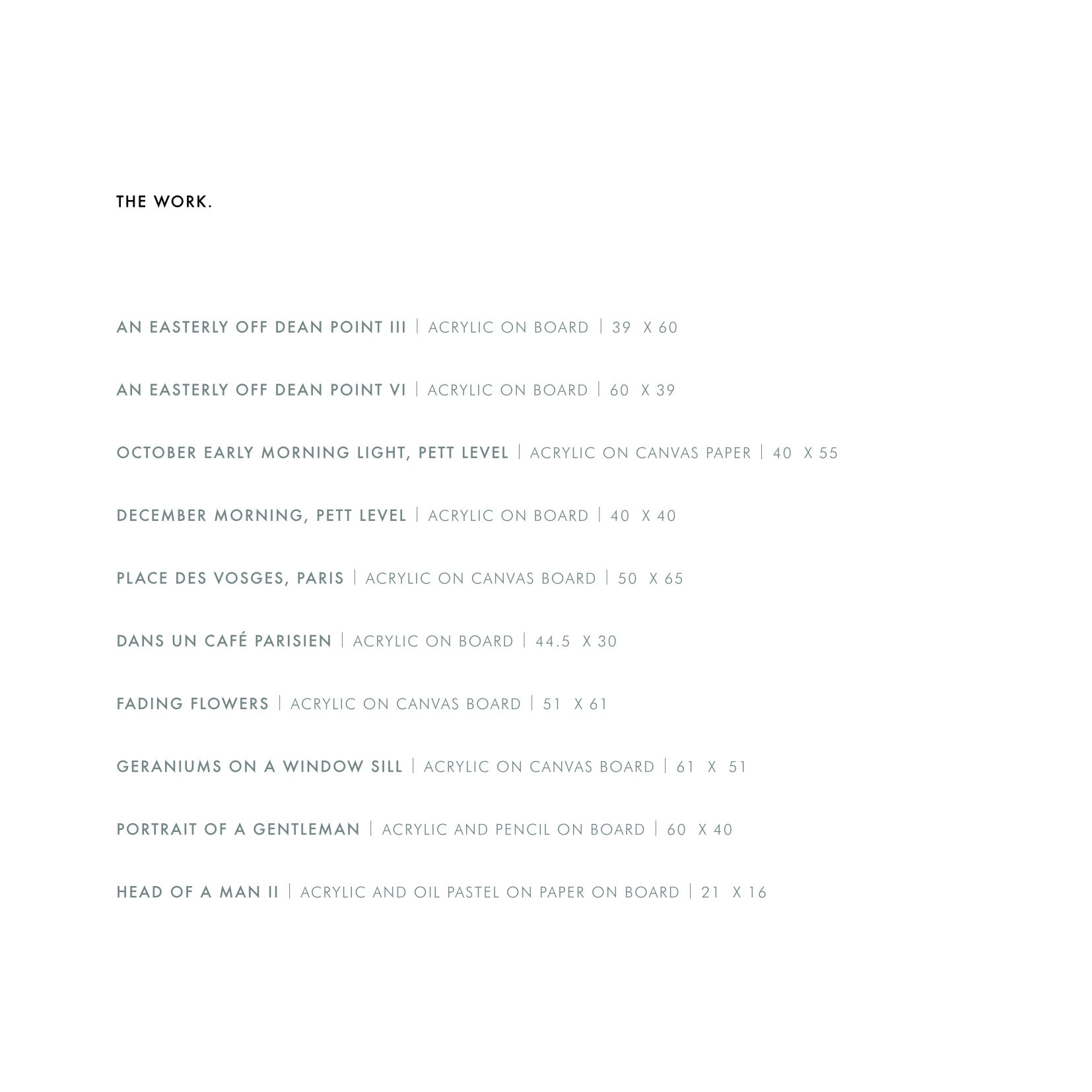 An easterly off Dean Point III